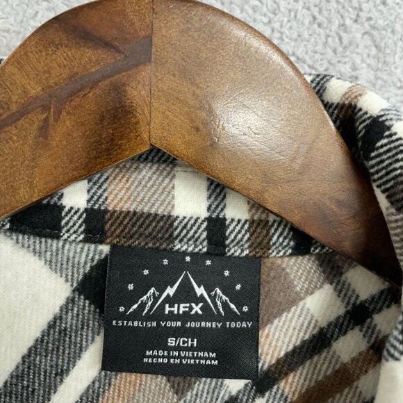 NEW HFX Men's S Plaid Shirt Jacket Wool Blend - Picture 3 of 11